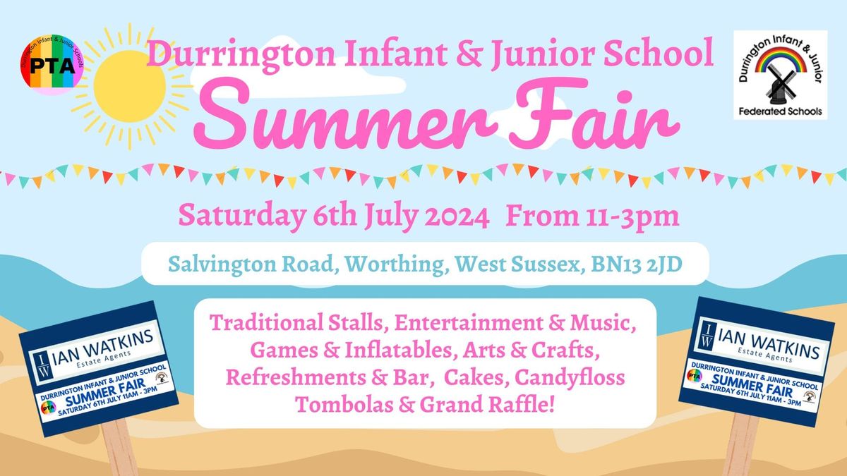 Durrington Infant & Junior School PTA Summer Fair 2024