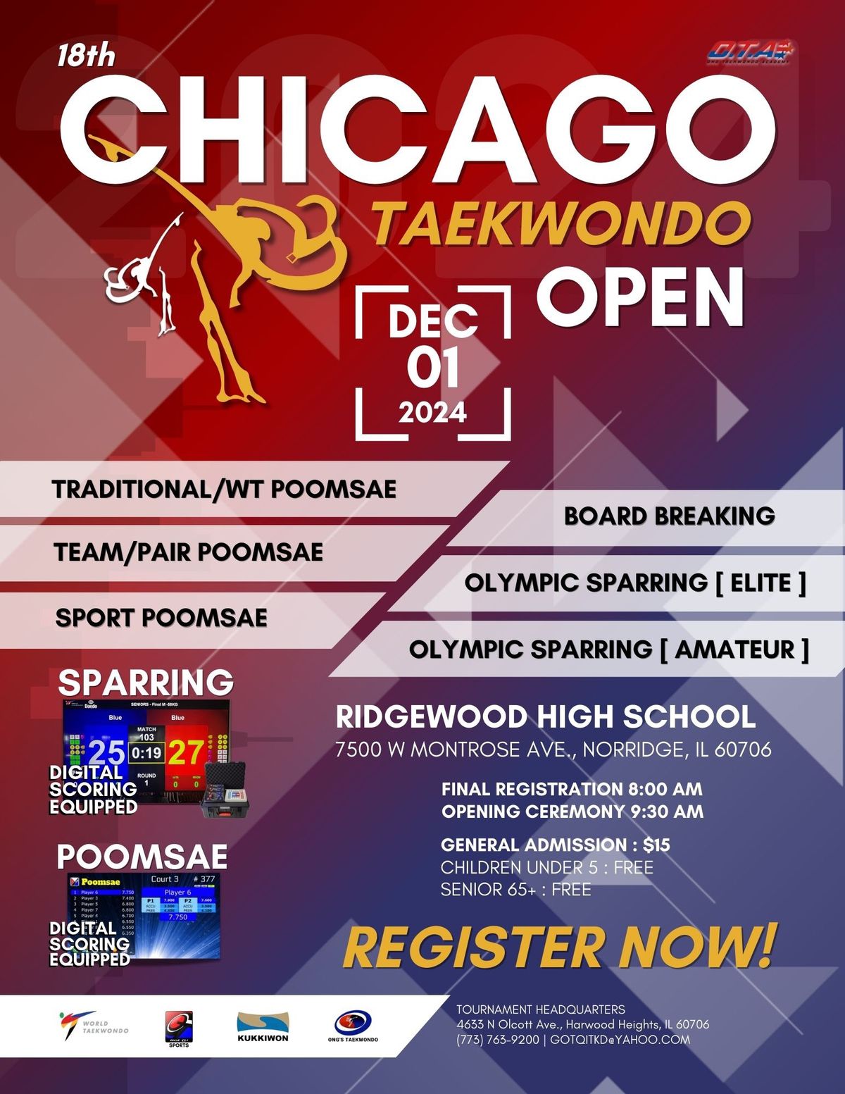 Chicago Taekwondo Open tournament