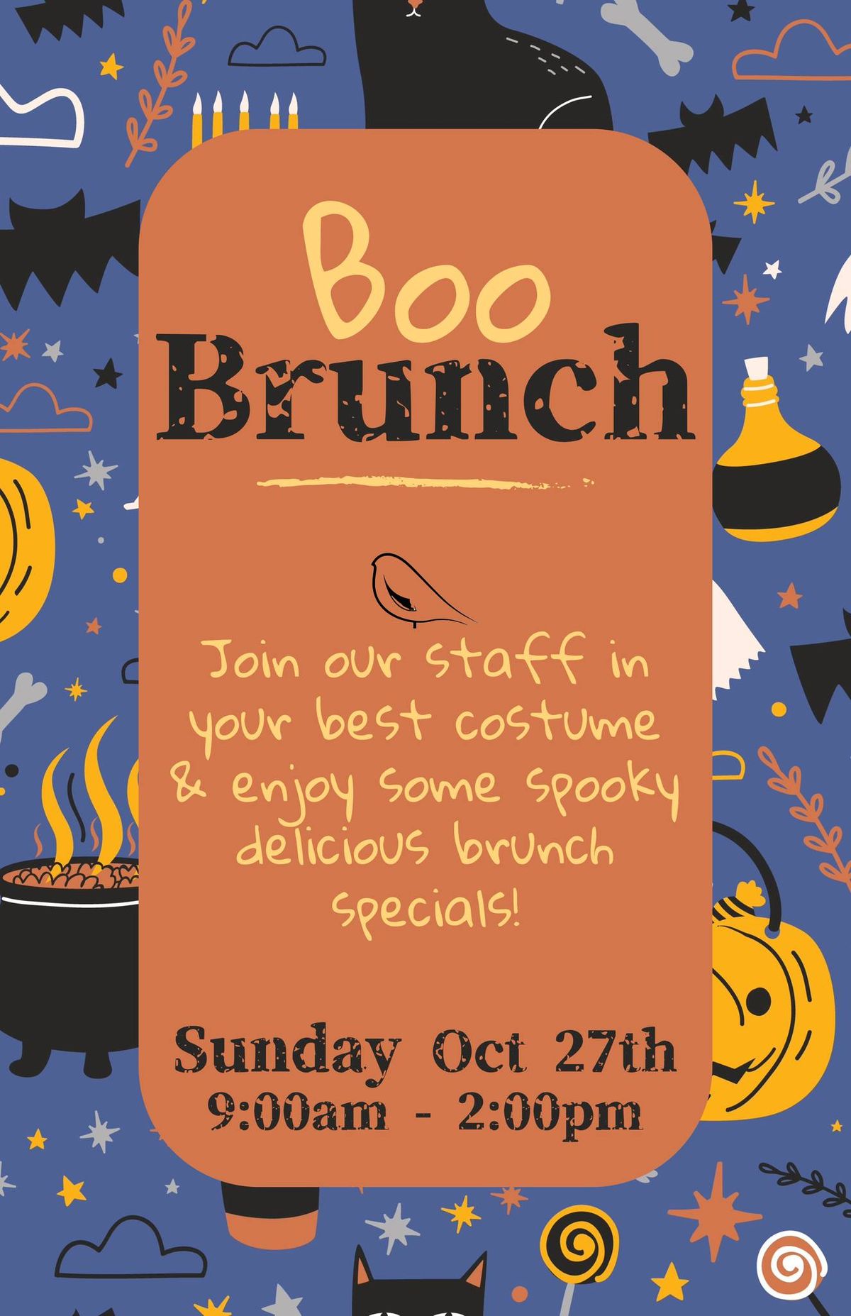 Boo Brunch at Goldfinch Tap + Eatery