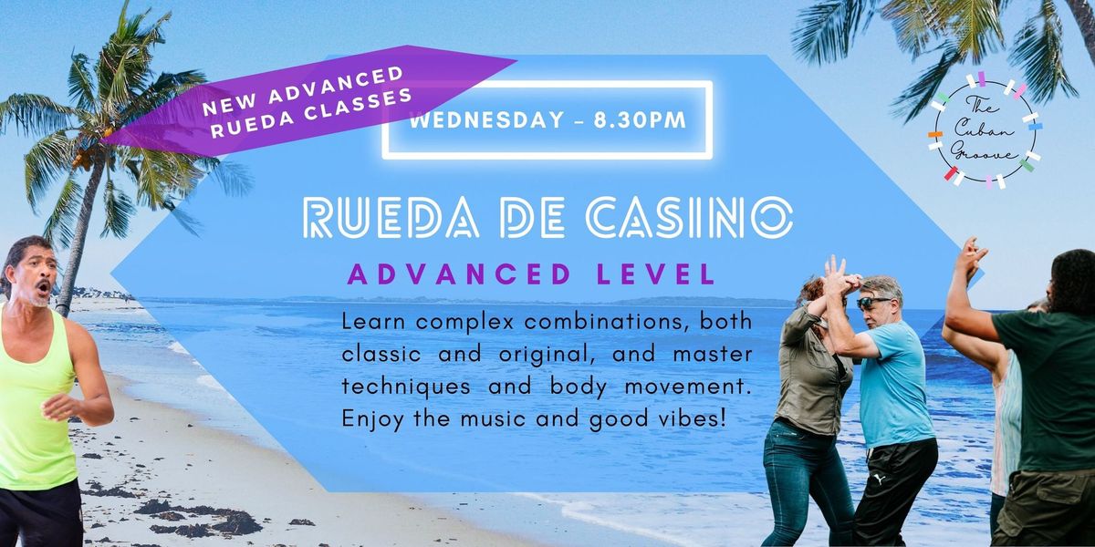 RUEDA DE CASINO \u2014 ADVANCED LEVEL DANCE CLASSES WITH MAESTRO VIVIO AT THE CUBAN GROOVE