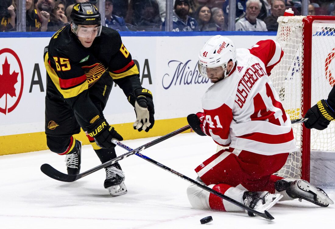 Vancouver Canucks at Detroit Red Wings at Little Caesars Arena