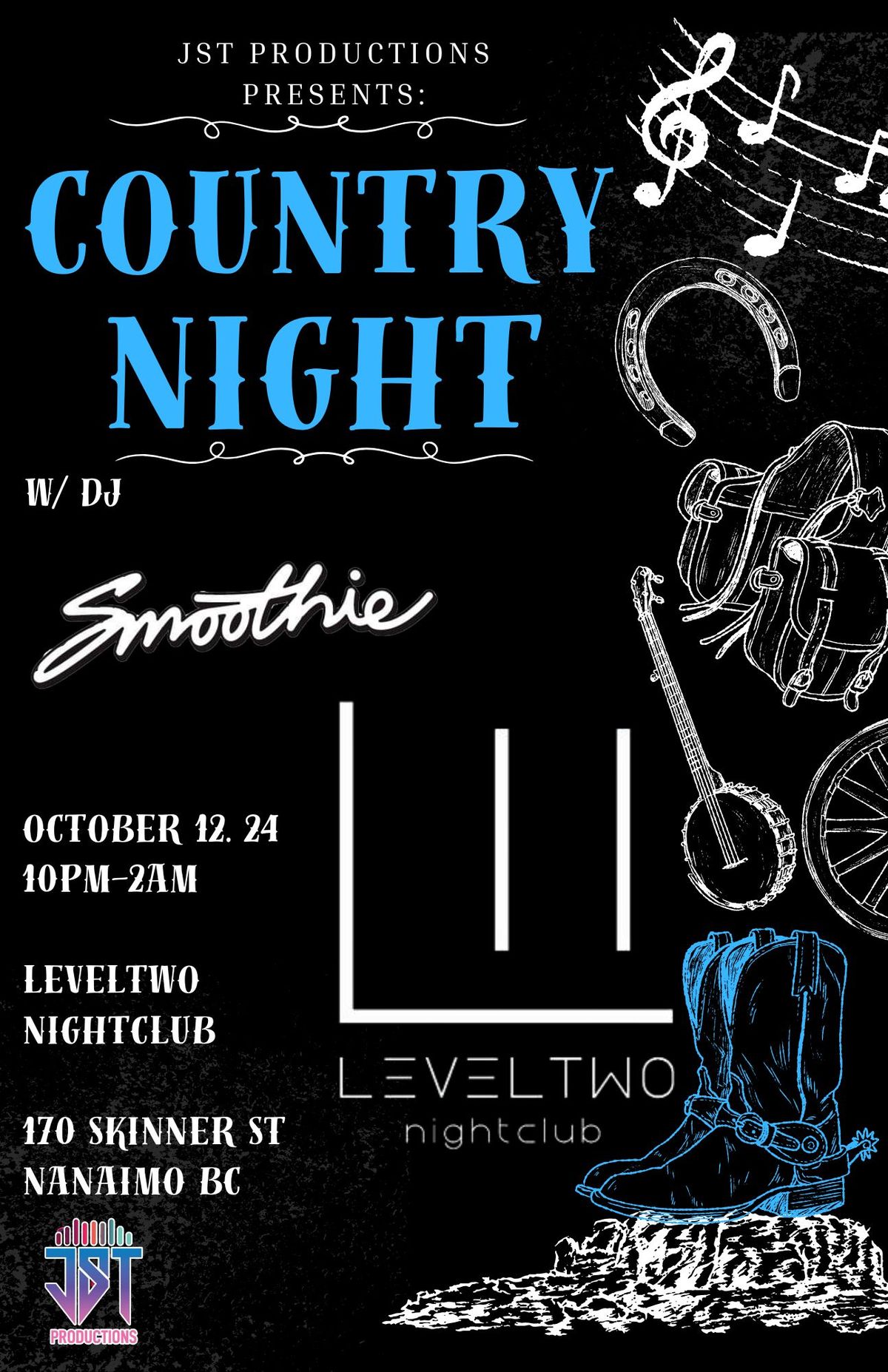 Country Night @ LVL2 w\/ DJ Smoothie