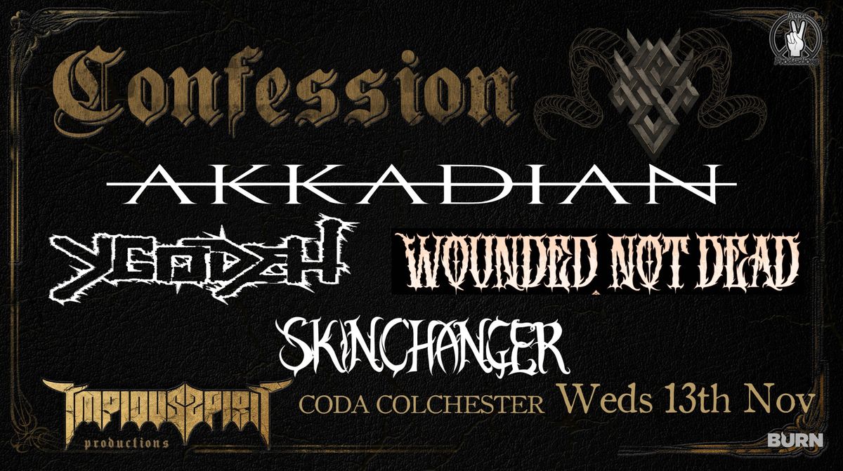 CONFESSION @ CODA COLCHESTER 13\/11\/24