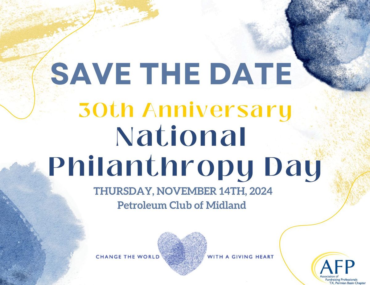 30th Anniversary: National Philanthropy Day Luncheon