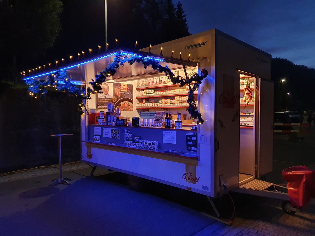 Weihnachtsmarkt Koblenz mit Oswald 