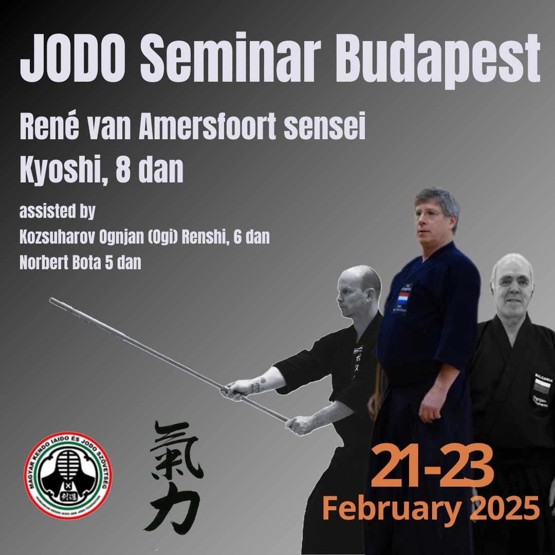 Jodo Seminar with Rene van Amersfoort sensei - Kyoshi 8 dan