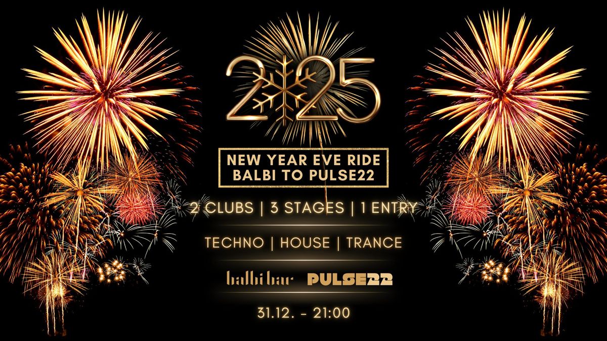 Ride Balbi to Pulse22: Silvestrovsk\u00e1 noc ve dvou klubech! \ud83c\udf89