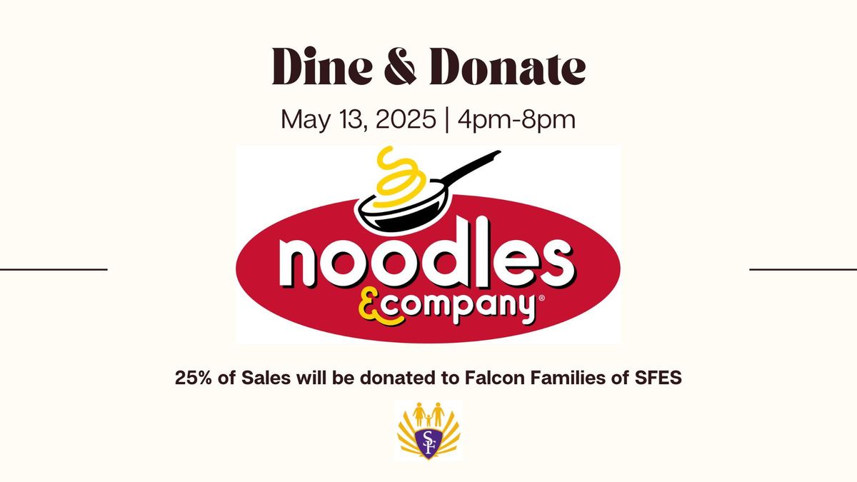 Noodles & Company - Dine & Donate