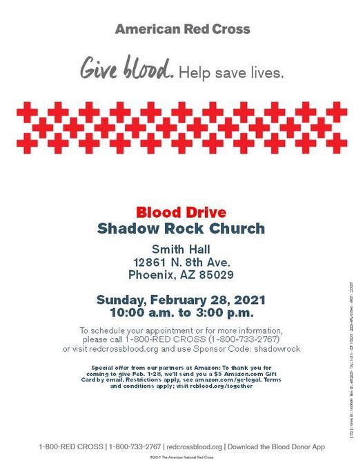 Blood Drive for the American Red Cross