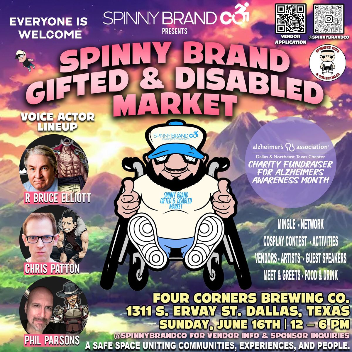 SPINNY BRAND: GIFTED AND DISABLED MARKET JUNE