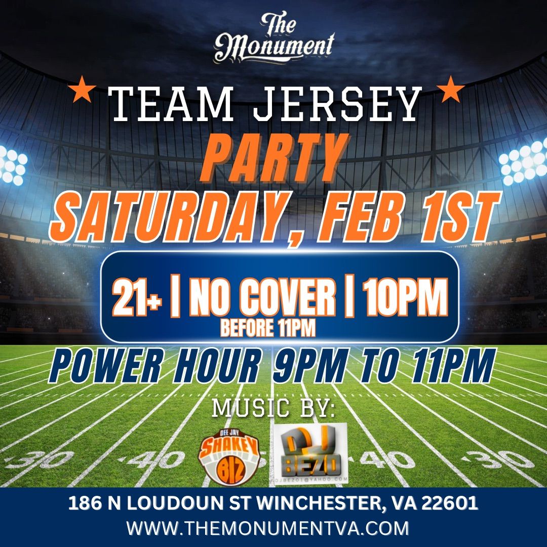 TEAM JERSEY PARTY