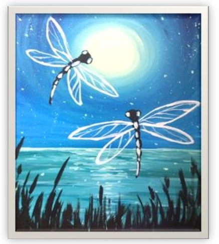 Kids Art-Dragonflies 