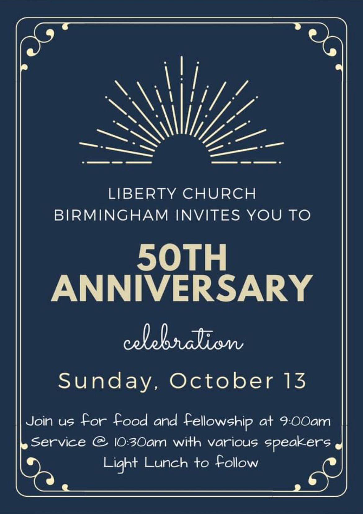 Liberty Church Birmingham 50th Anniversary Celebration 