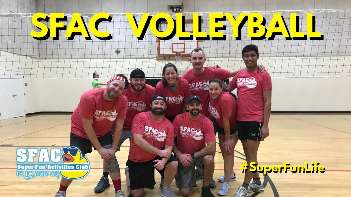 SFAC Indoor Volleyball (Adult Co-ed Social Sports)