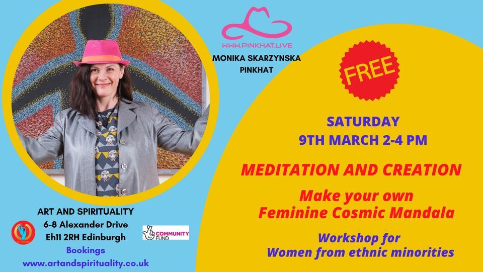 FREE Make your own Feminine Cosmic Mandala -Meditation and Creation for Women from ethnic minorities