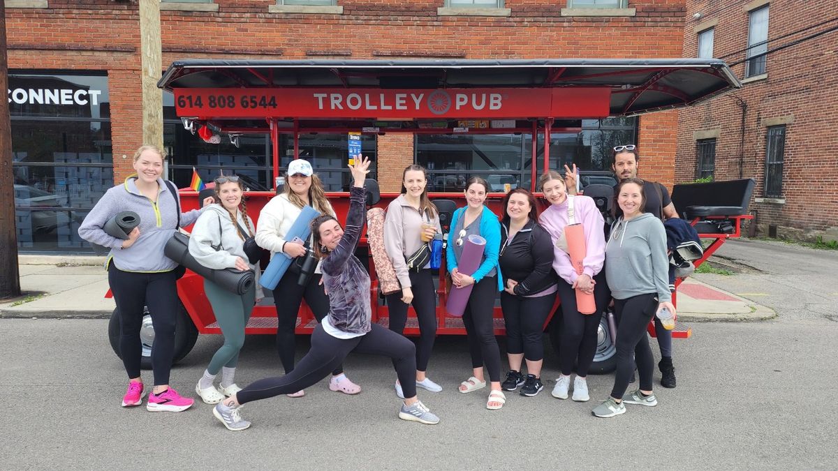 Trolley Pub Yoga & Coffee Crawl