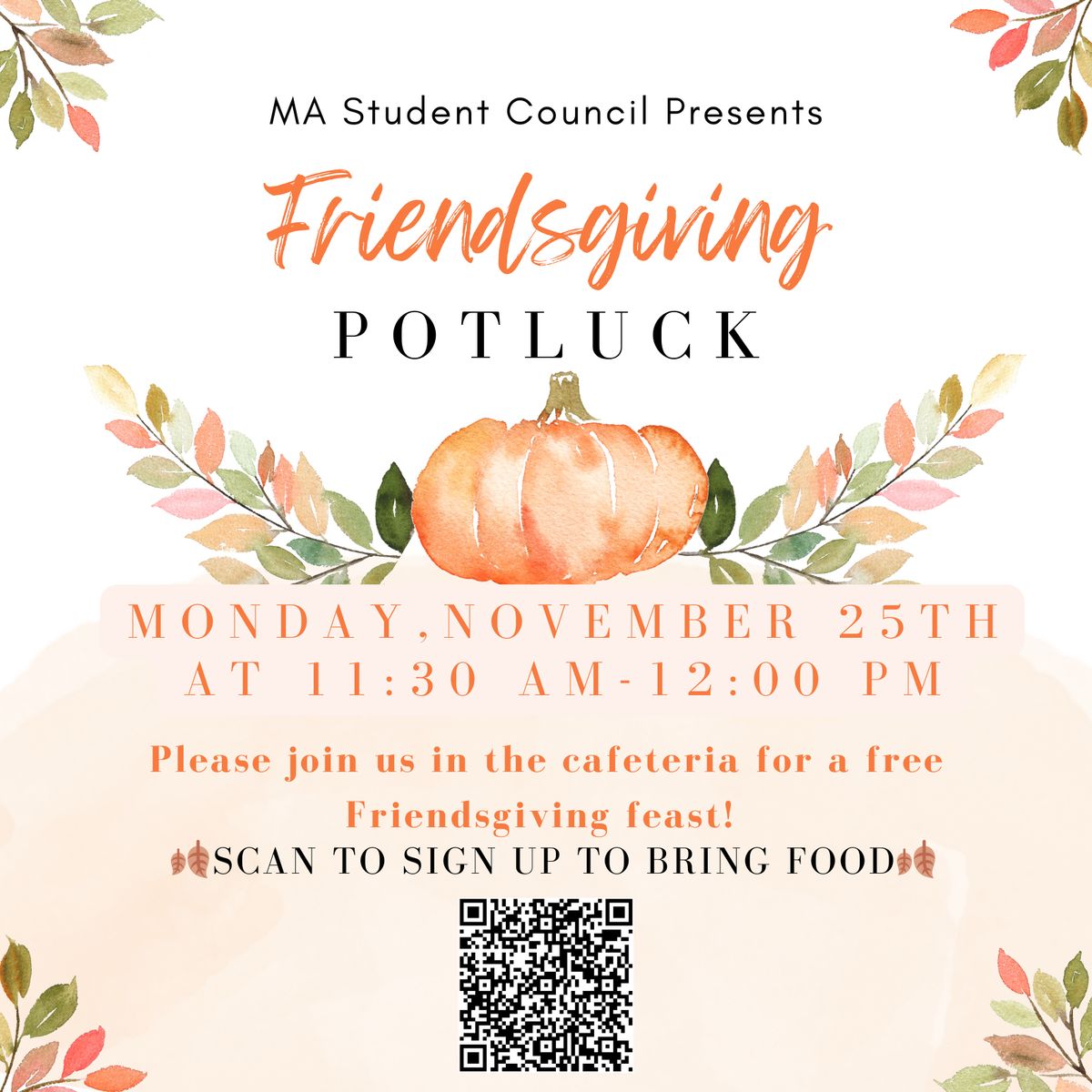 Friendsgiving Potluck