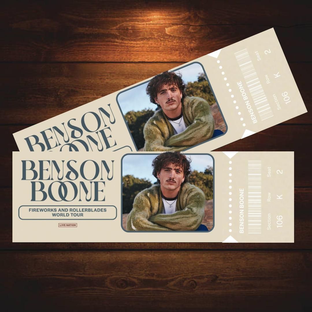 Benson Boone Mexico City Tickets