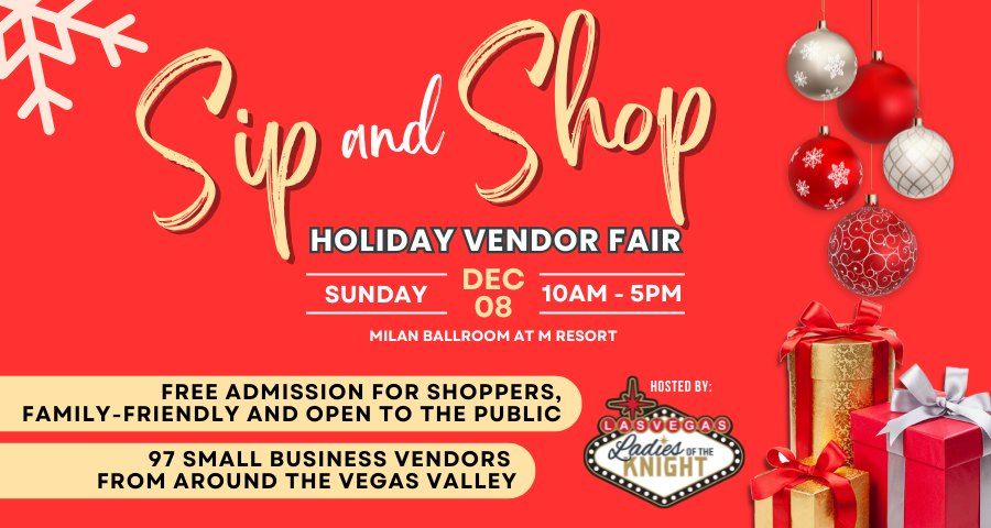 Ladies Of The Knight Holiday Sip & Shop Vendor Fair