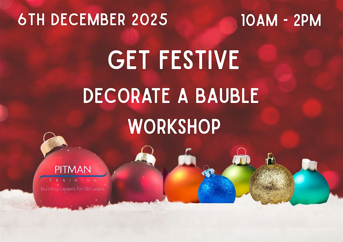 Decorate a Bauble Workshop