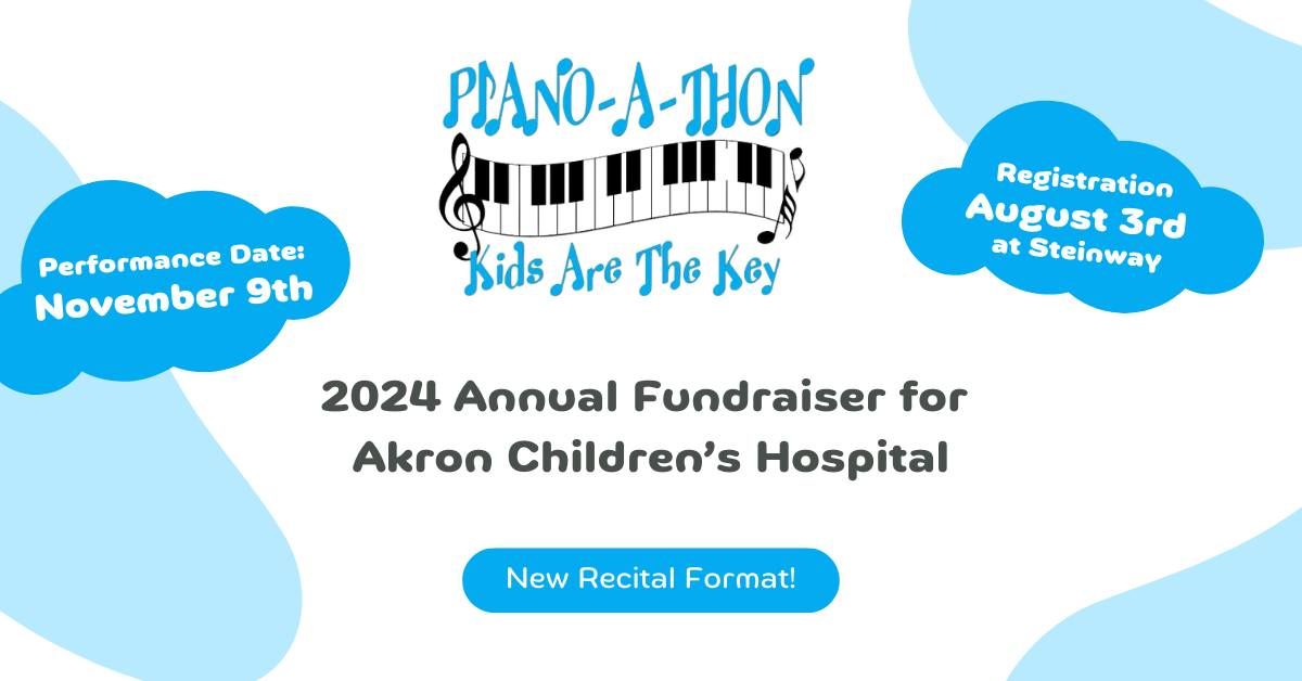 Piano-a-Thon Benefitting Akron Children's Hospital