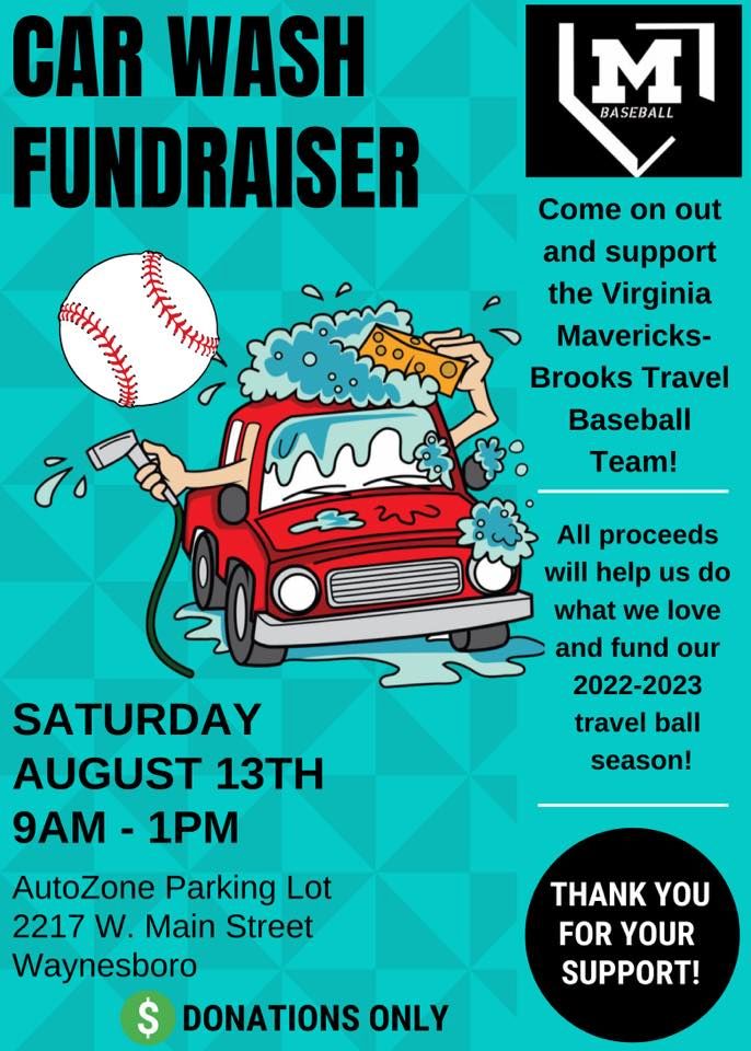 Car Wash Fundraiser - August 13- 9-1pm