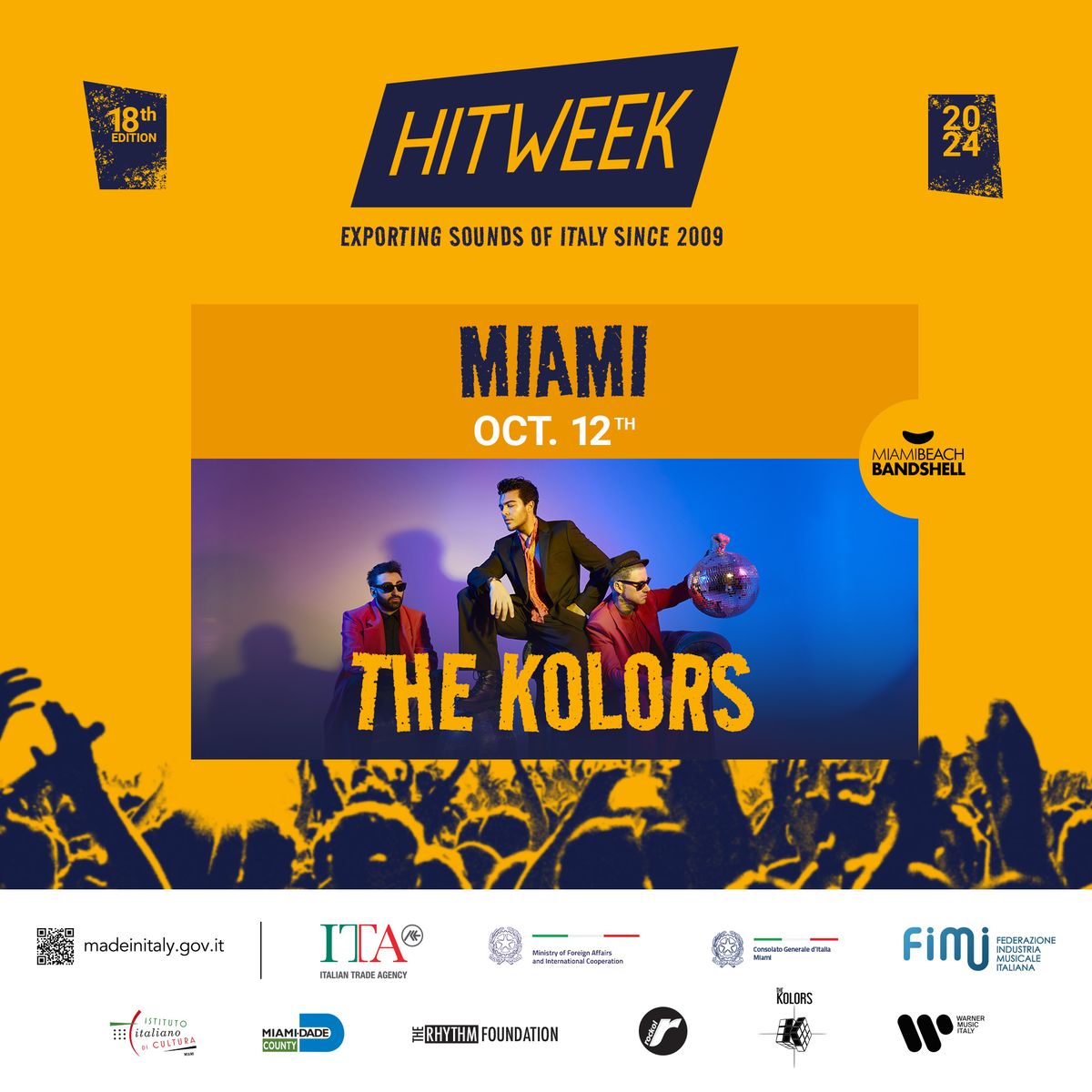 Hit Week Miami with The Kolors + Opening Act