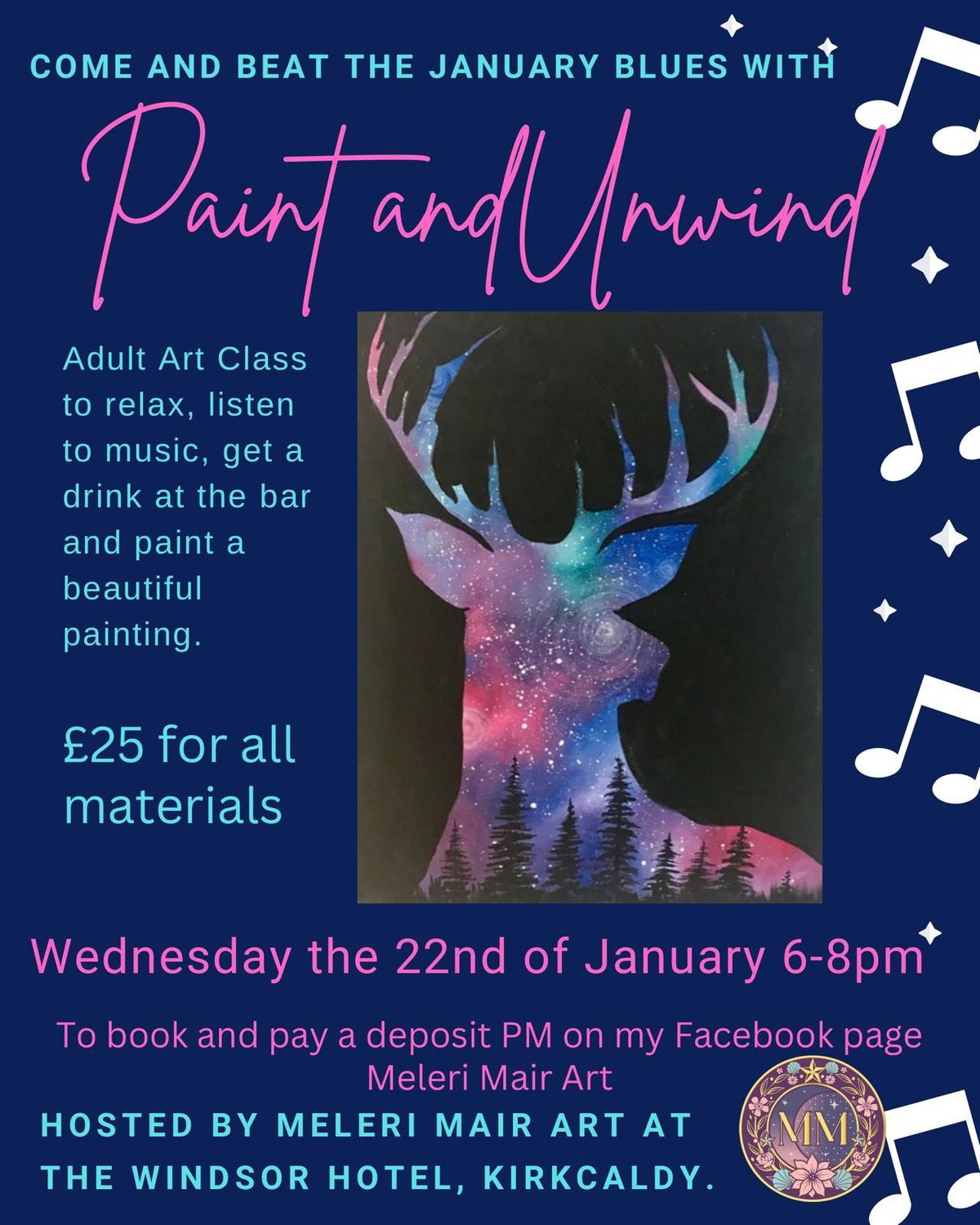 Paint and Unwind- Beat the January Blues