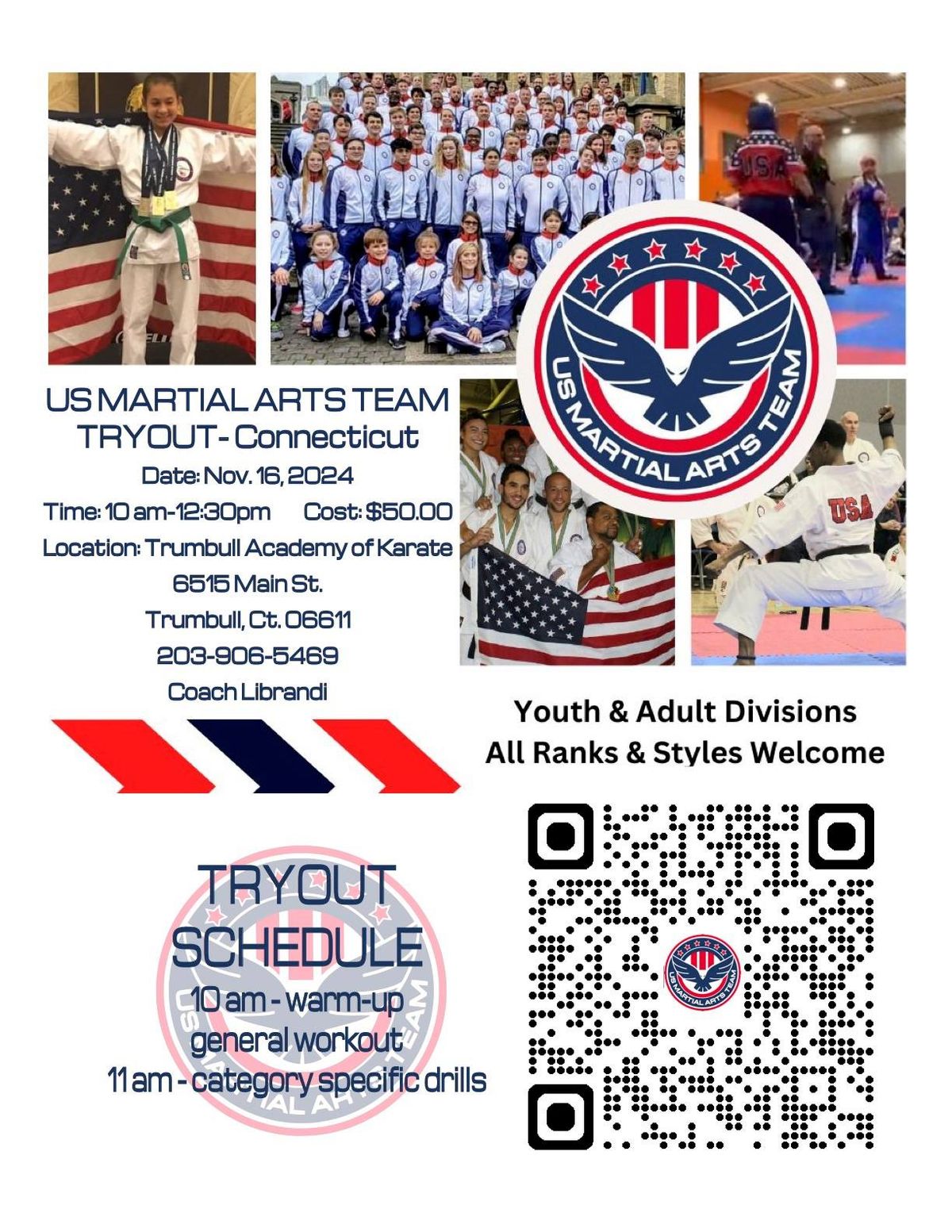 USA Martial Arts Team Tryouts