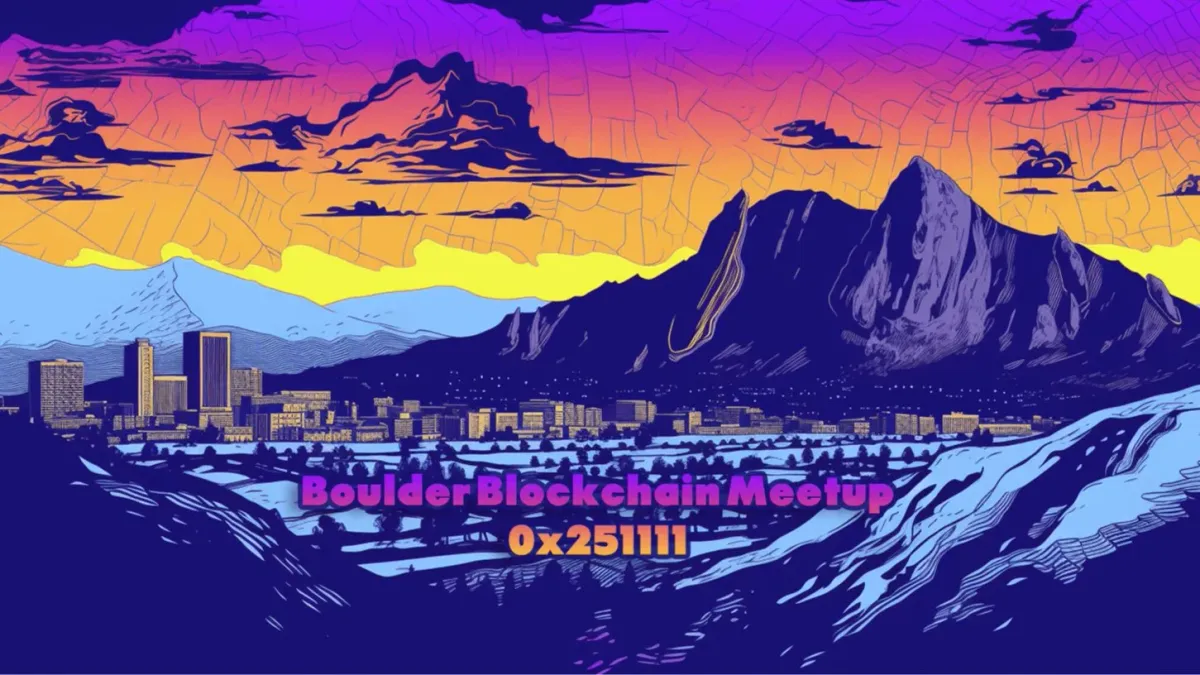 November Boulder Blockchain Meetup