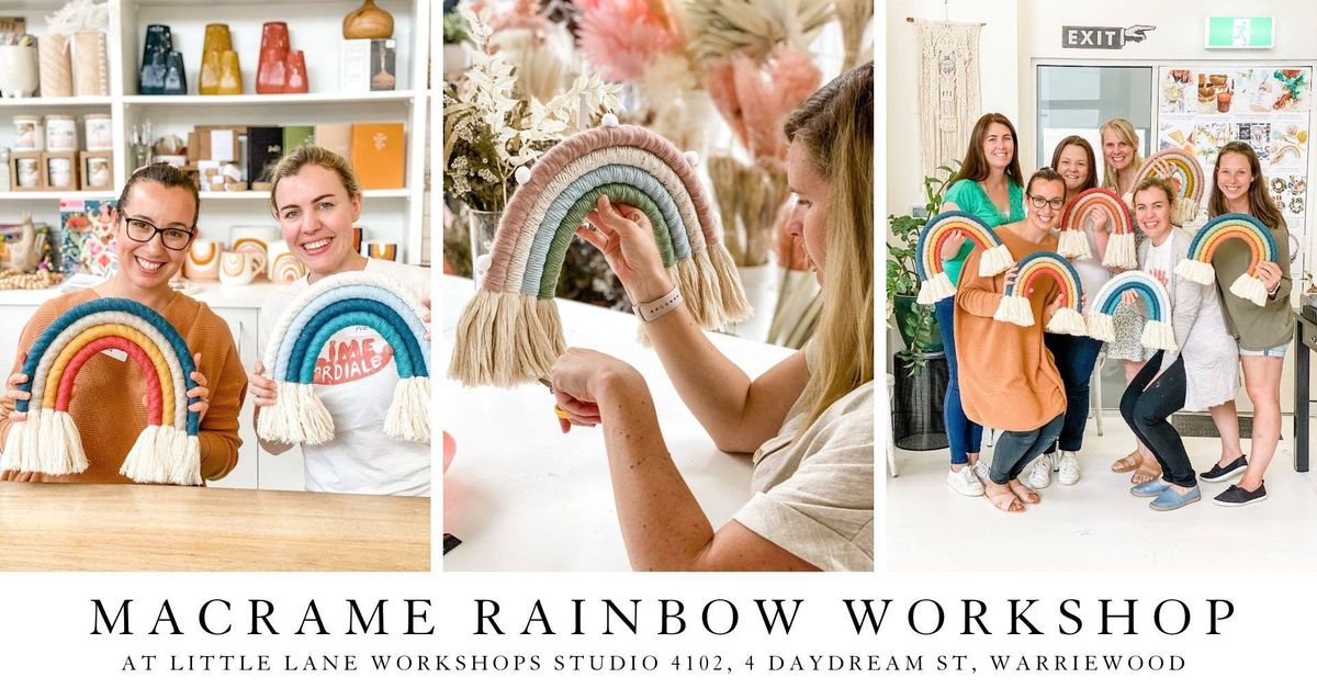 Macrame Rainbow Workshop