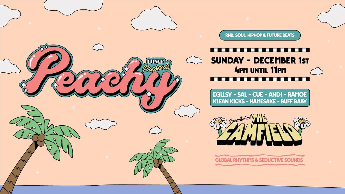 PEACHY LAUNCH PARTY - SUNDAY 1ST DECEMBER 2024