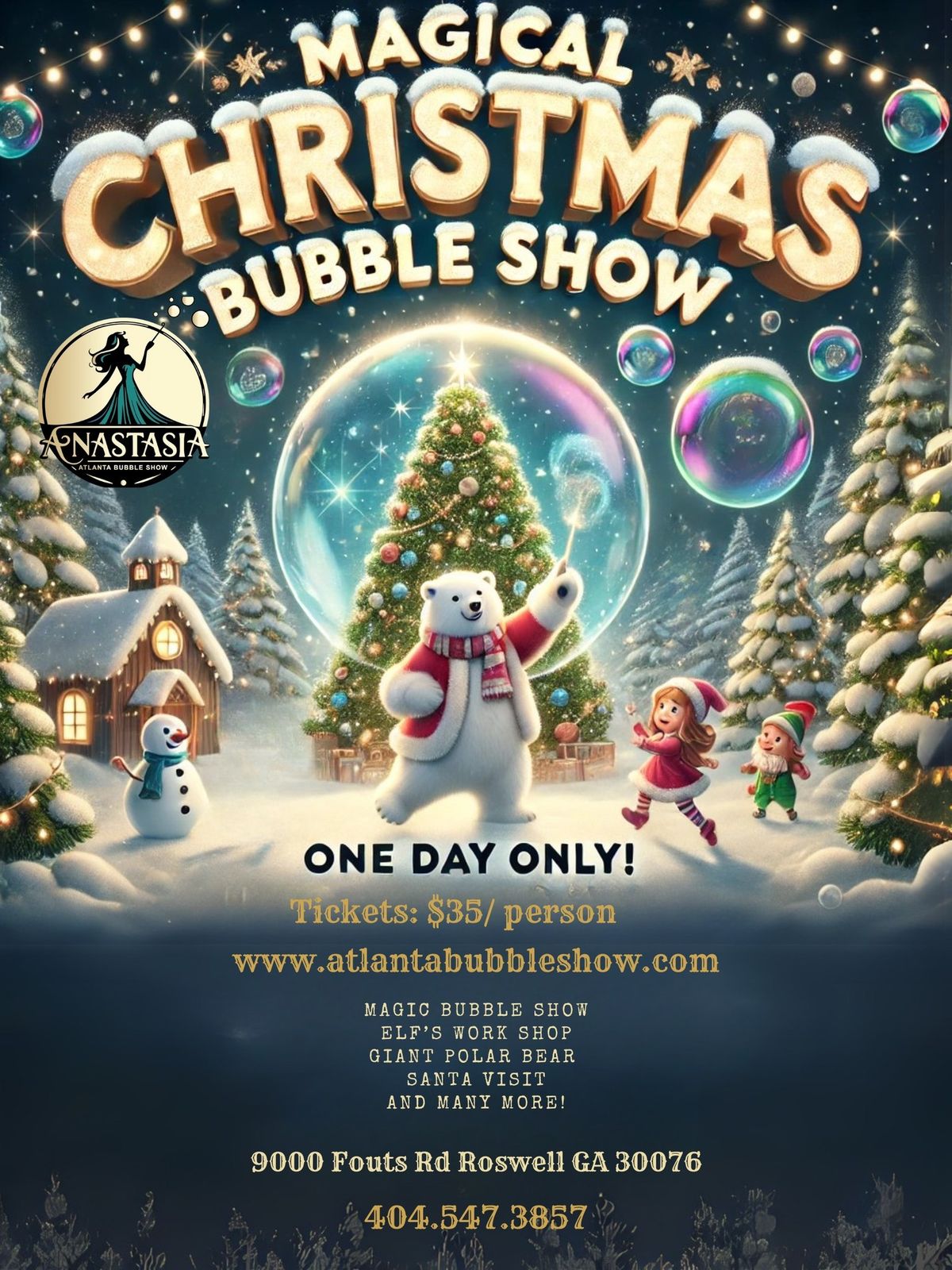 MAGICAL CHRISTMAS BUBBLE SHOW