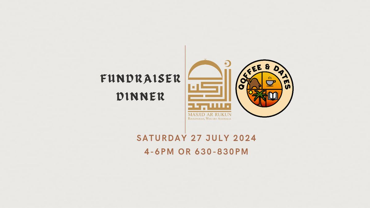 Fundraiser Dinner at Qoffee & Dates