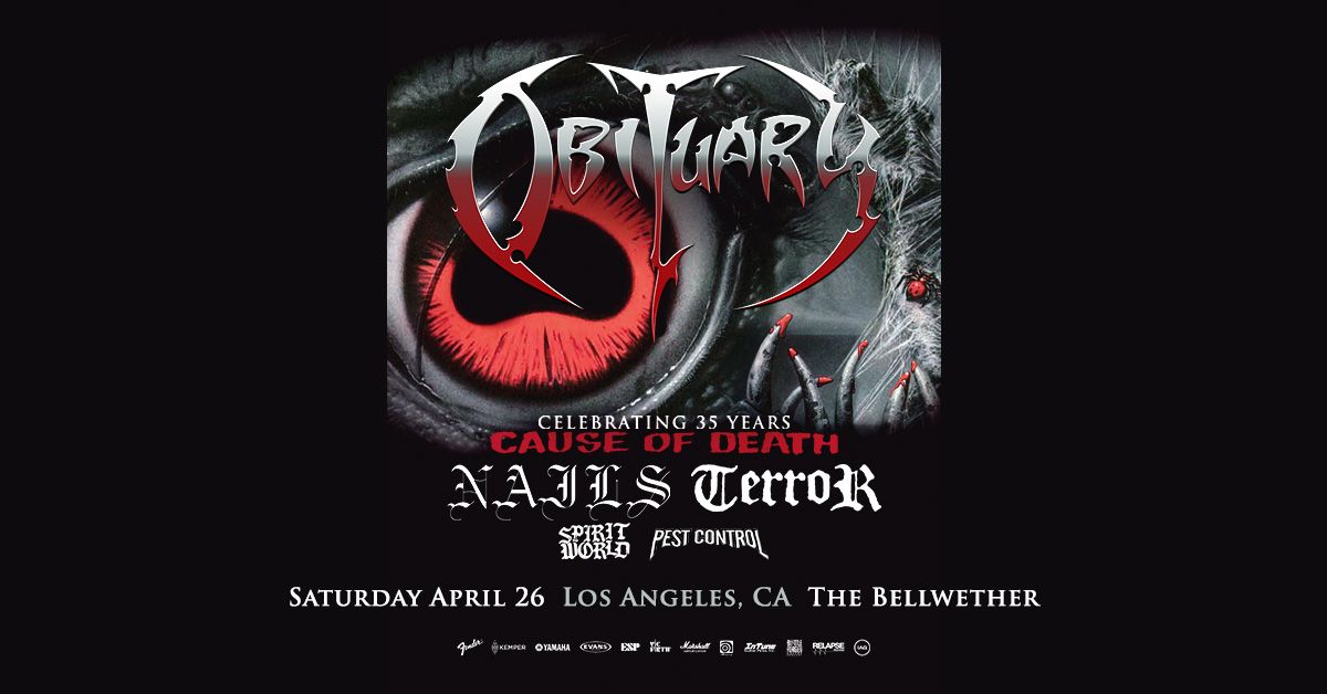 Obituary: 35 YEARS OF CAUSE OF DEATH TOUR at The Bellwether