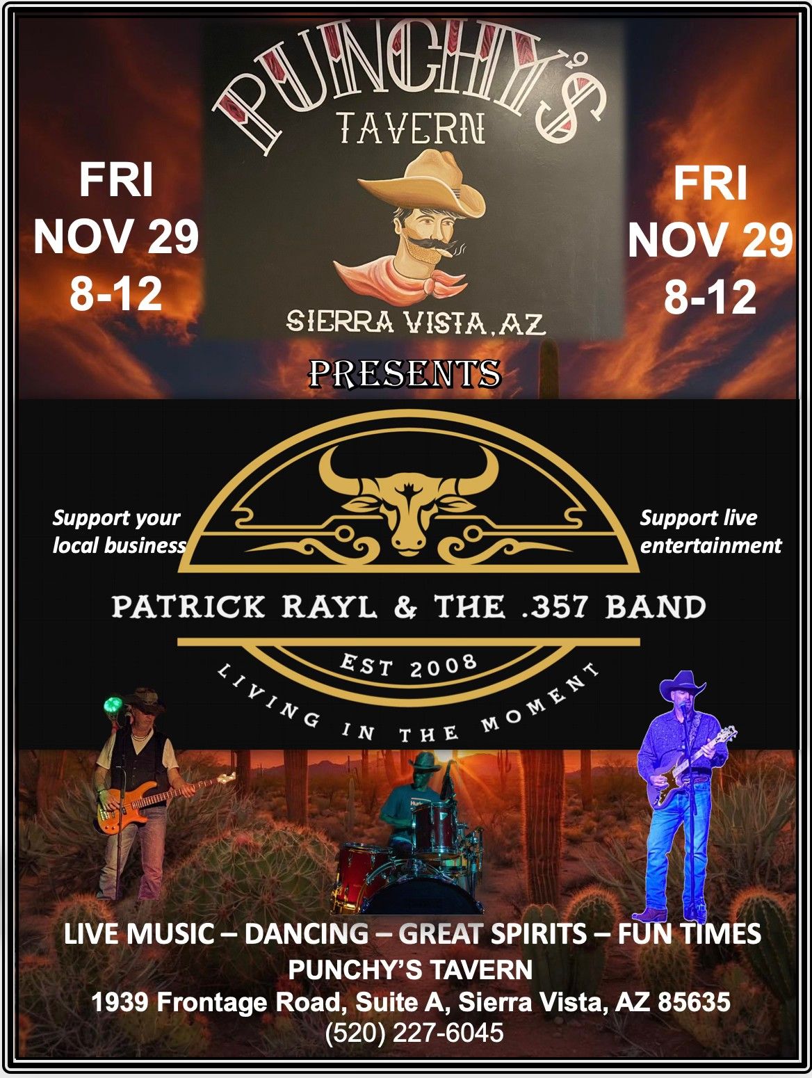 PATRICK RAYL & THE .357 BAND