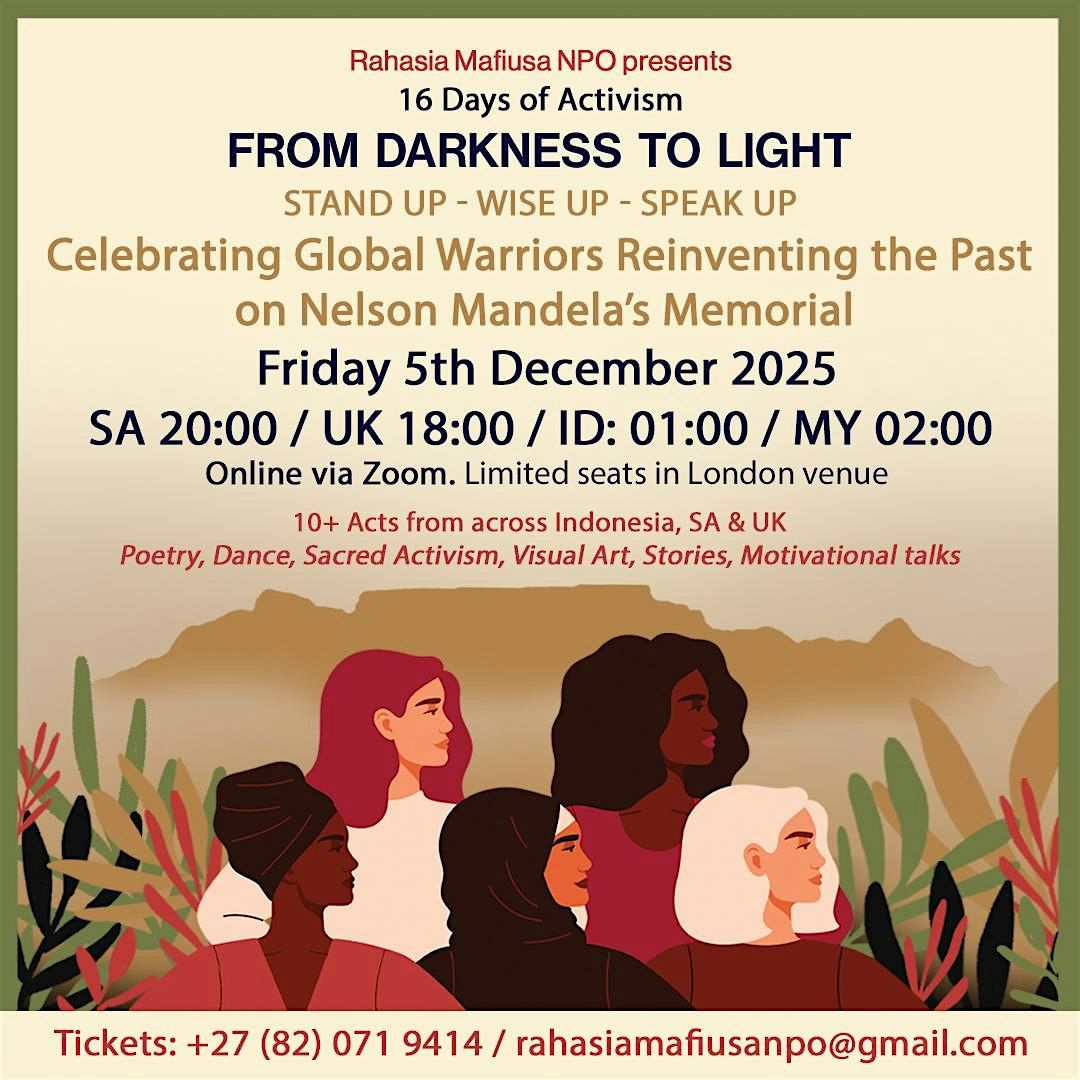 FROM DARKNESS TO LIGHT GRAND SHOWCASE: Global Warriors Reinventing The Past