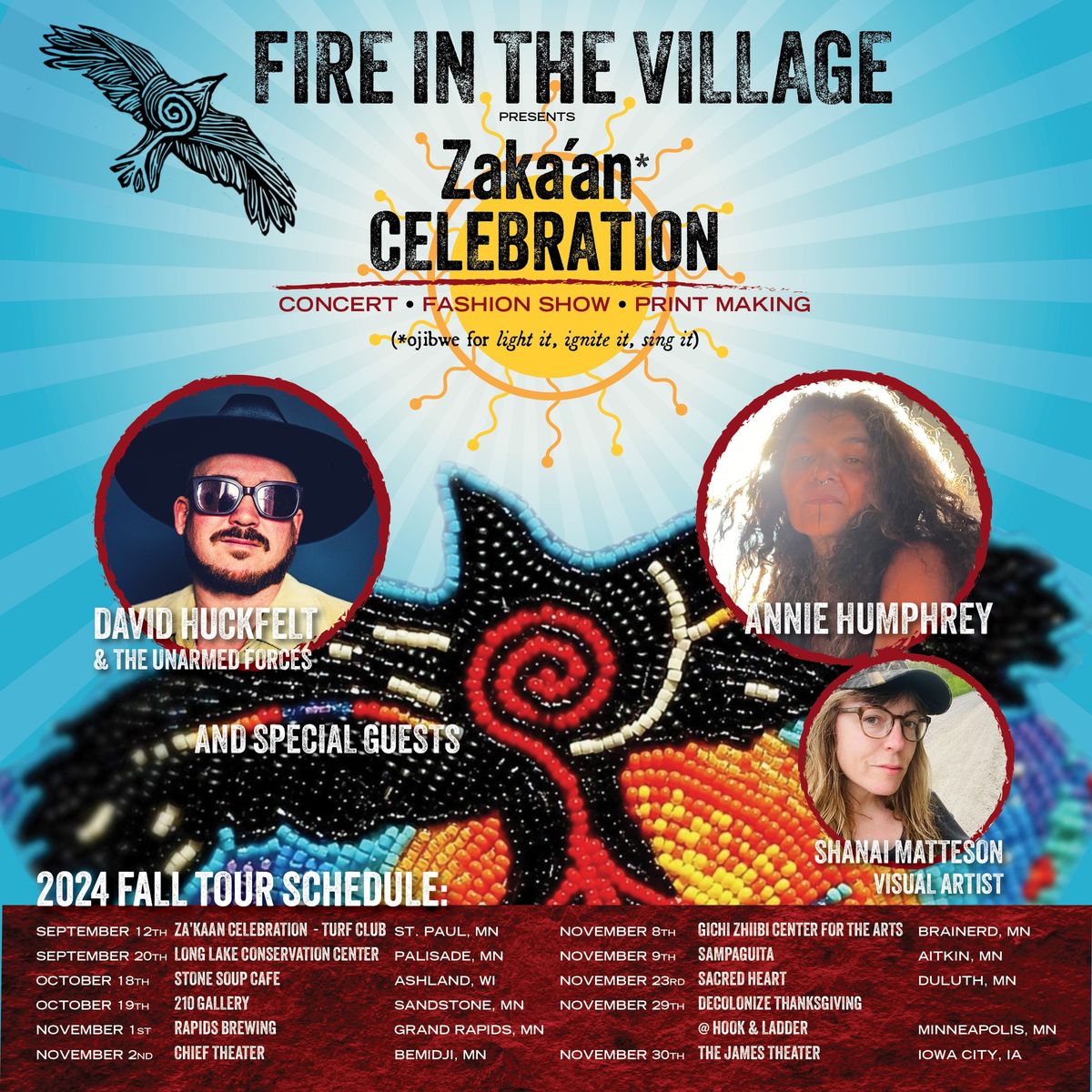 FIRE IN THE VILLAGE PRESENTS: ANNIE HUMPHREY & DAVID HUCKFELT IN CONCERT WITH FASHION SHOW & ART