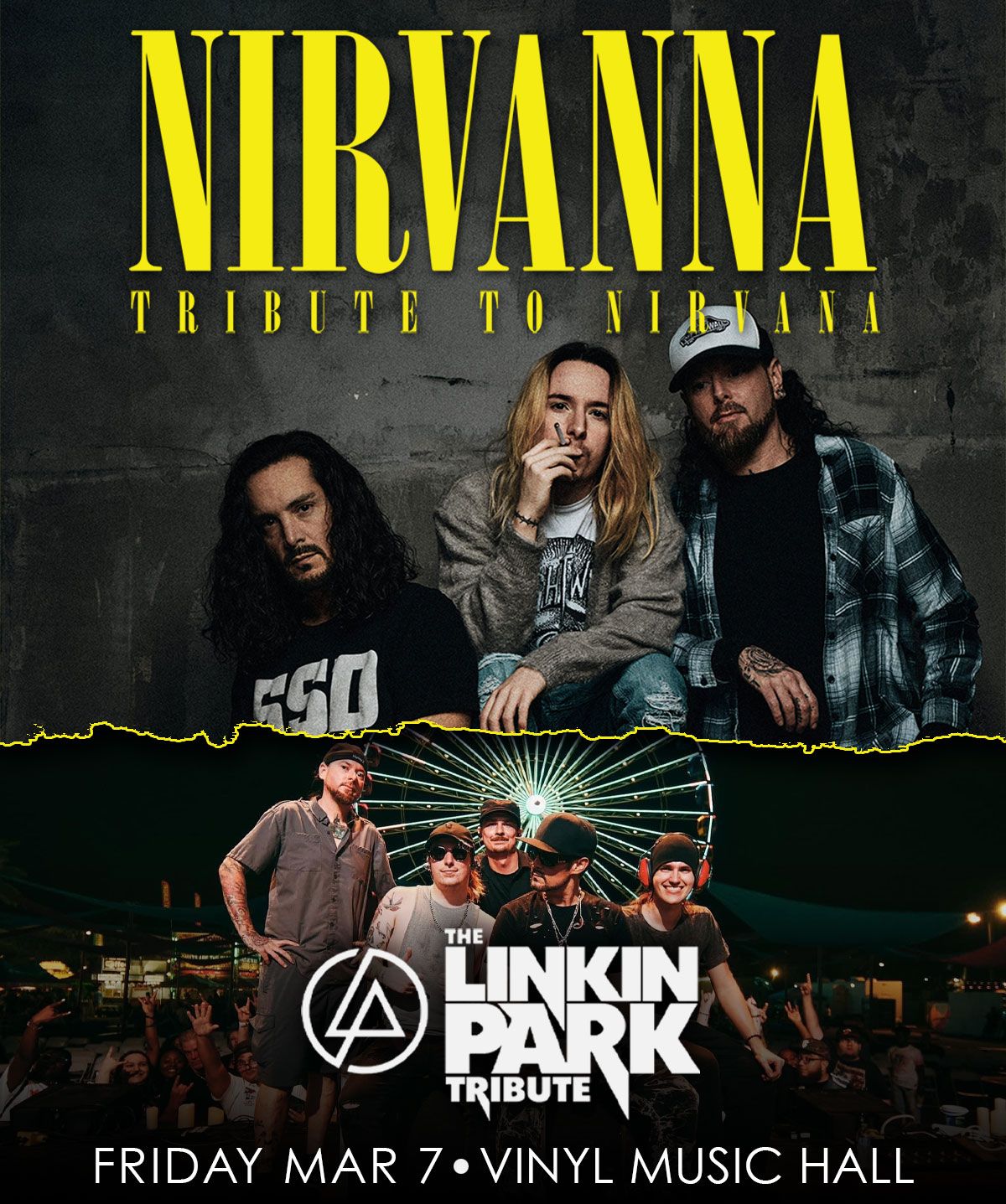 Nirvanna - Tribute to Nirvana & The Linkin Park Tribute at Vinyl Music Hall