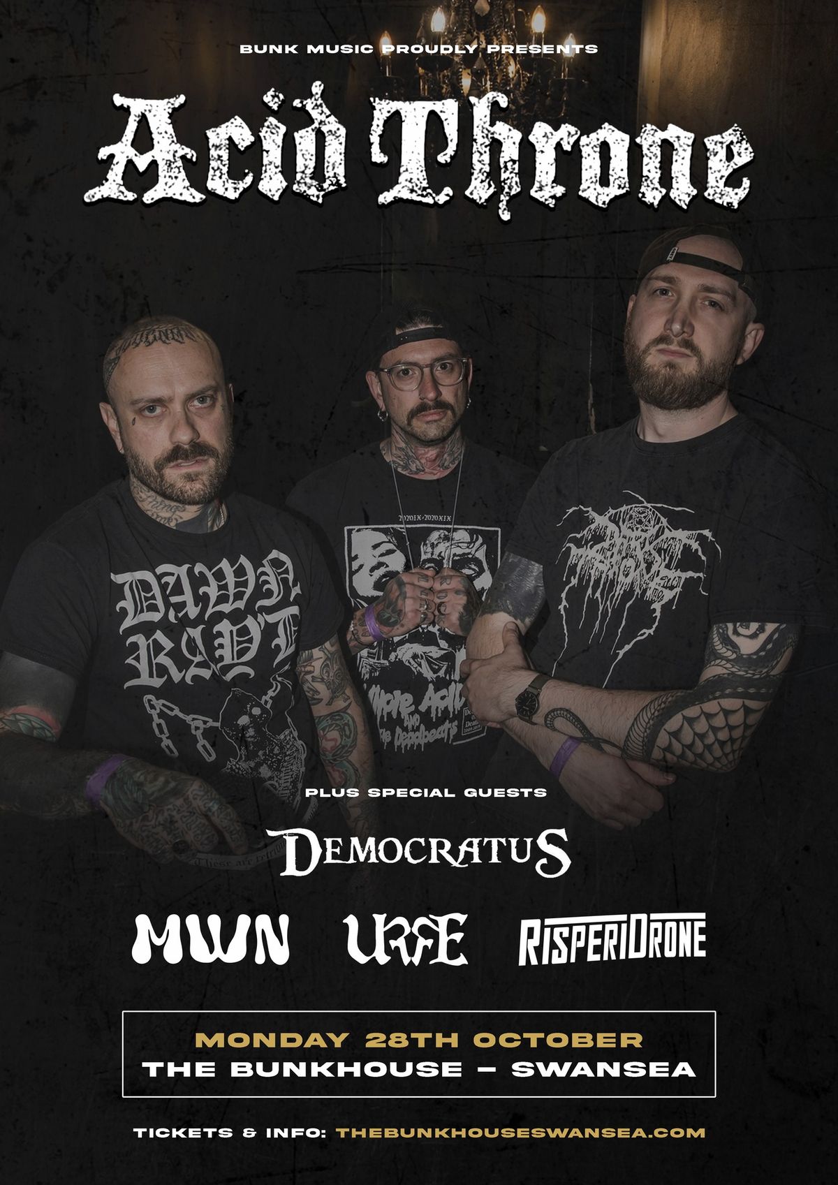 Acid Throne + Support | Swansea 