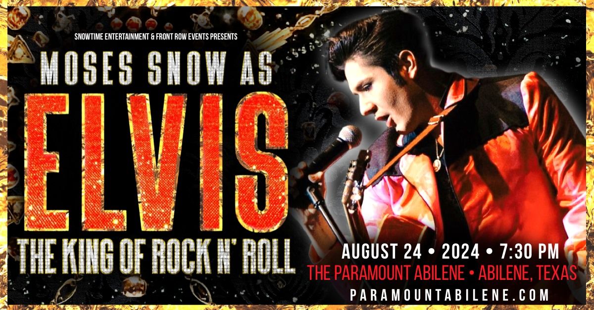 MOSES SNOW AS ELVIS: THE KING OF ROCK N' ROLL
