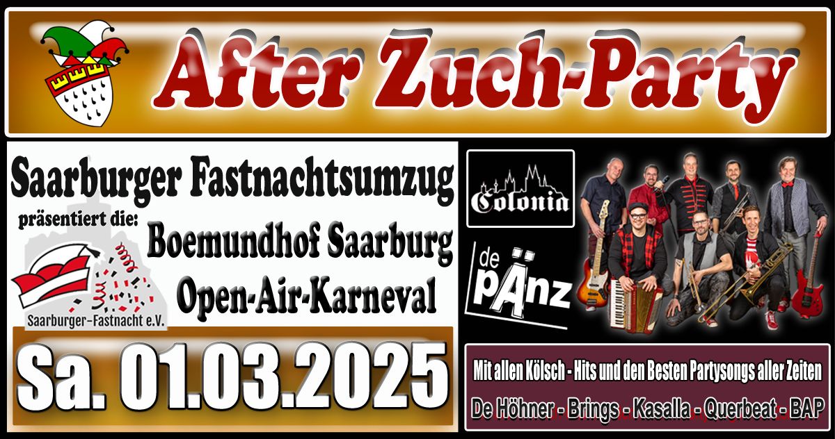 Saarburger After Zuch Party - Open Air - Boemundhof Arena