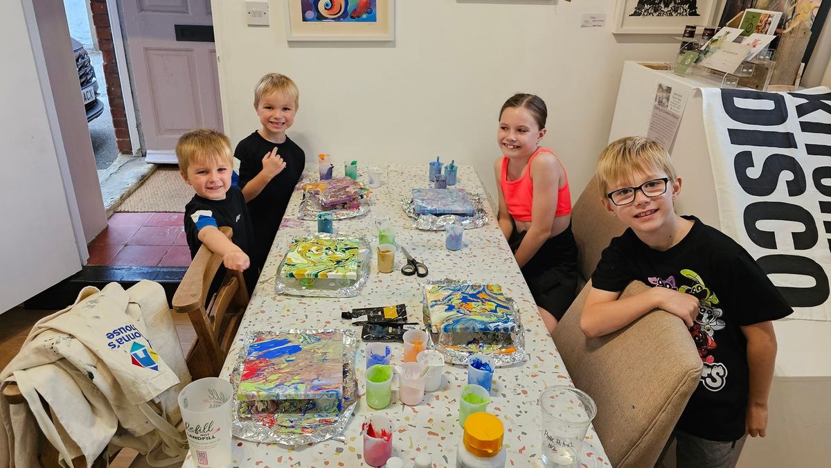 Kids Acrylic Paint Pouring Workshop