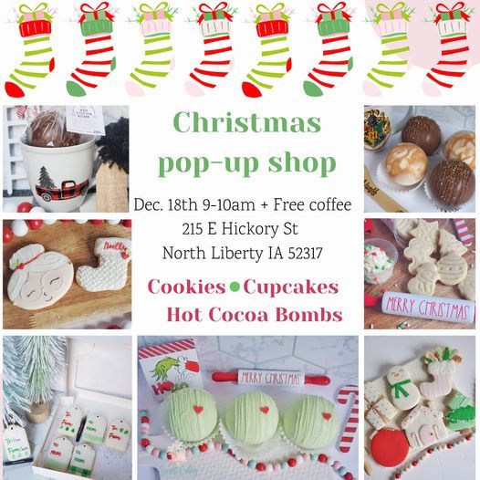SweetCakes by Paige Christmas pop-up shop (hot cocoa bombs, cookies, and more!)