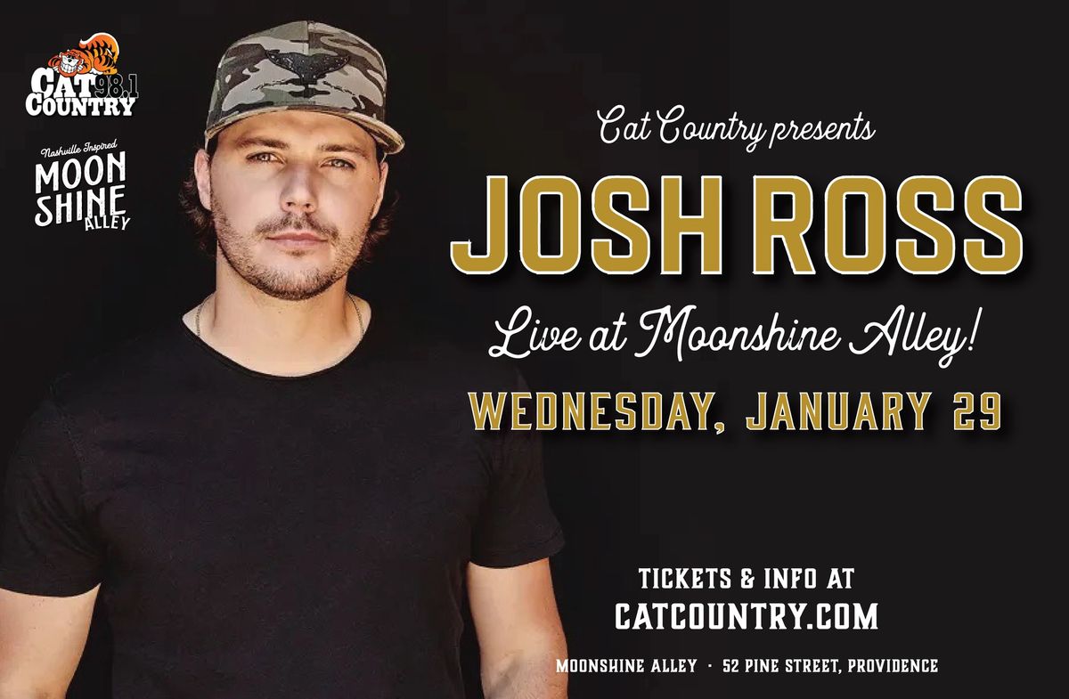 JOSH ROSS Live at Moonshine Alley!