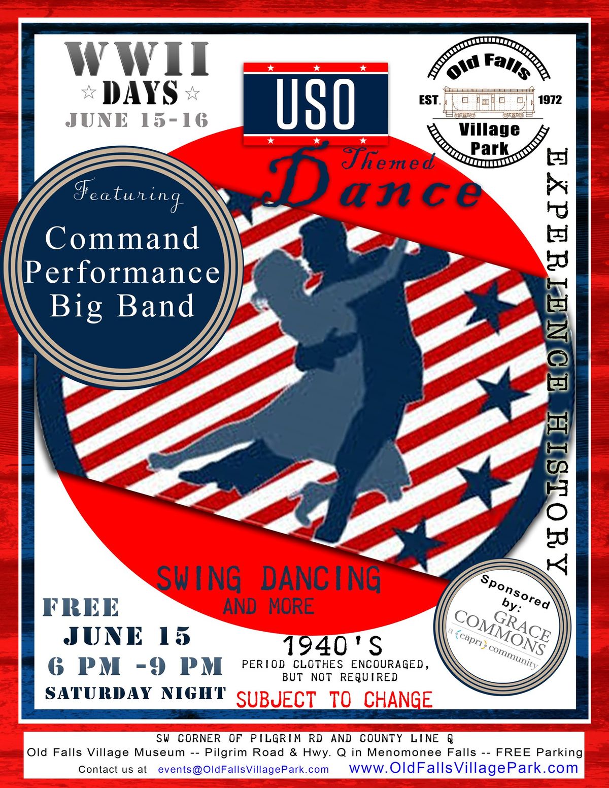 USO Themed Concert and Dance
