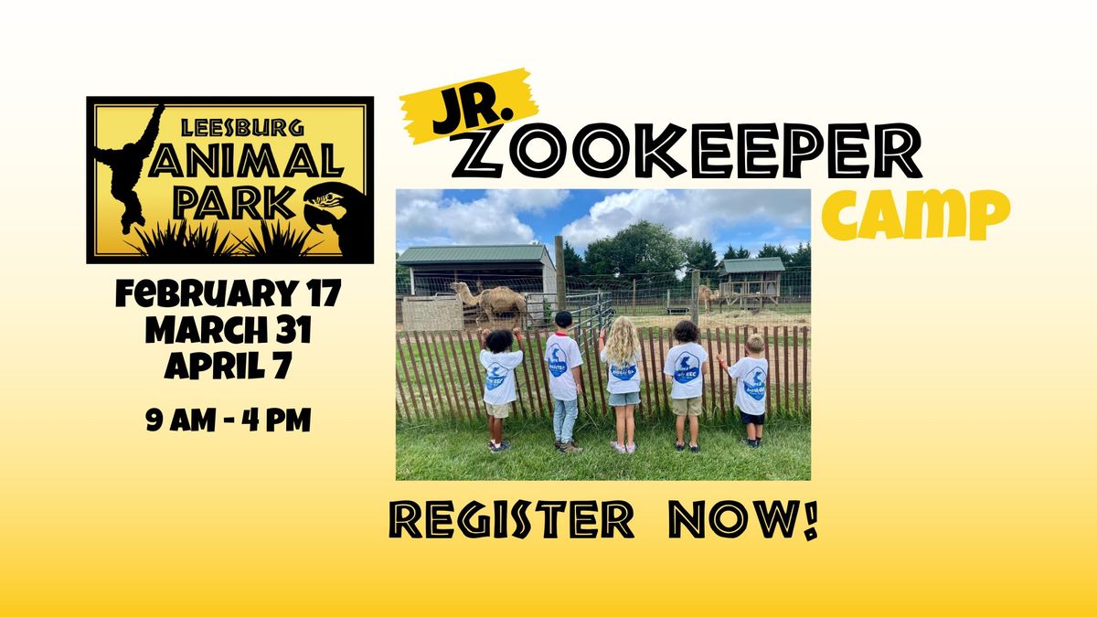 Jr. Zookeeper Day Camp