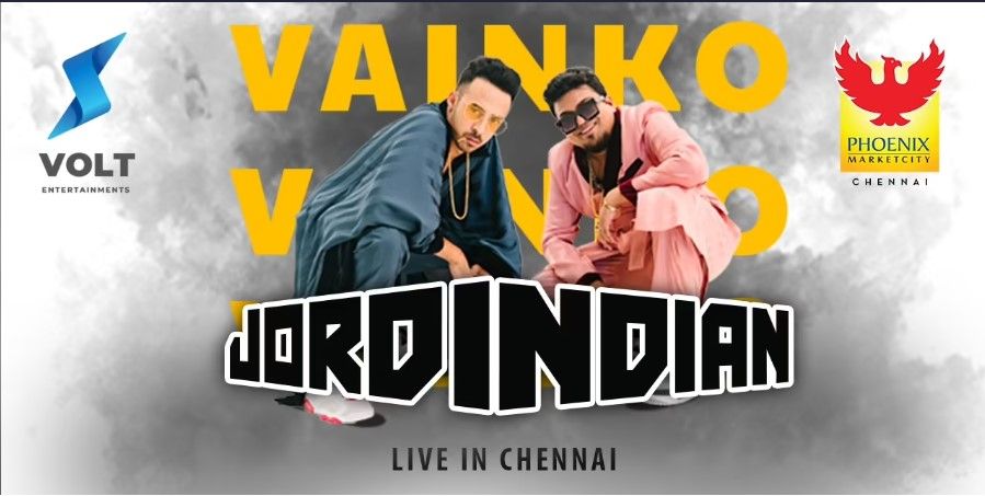 JORDINDIAN LIVE IN CHENNAI