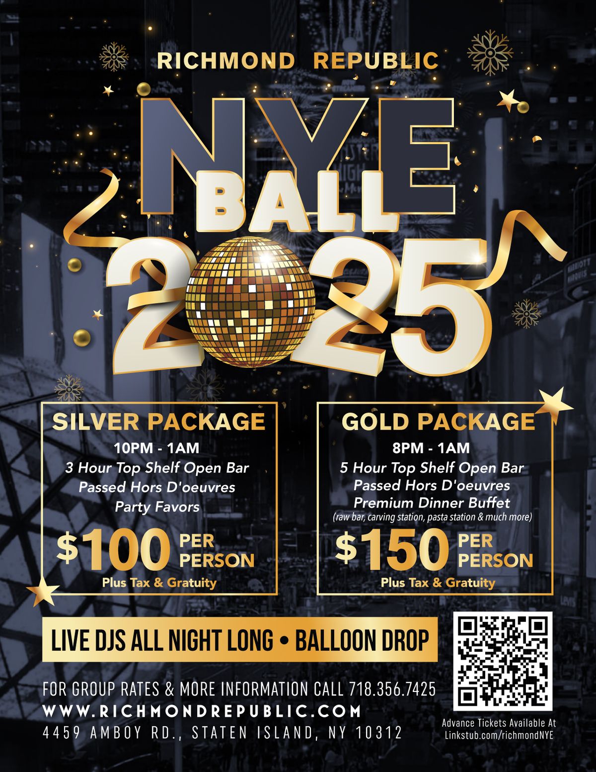 New Years Eve Party - Dec 31st - Richmond Republic