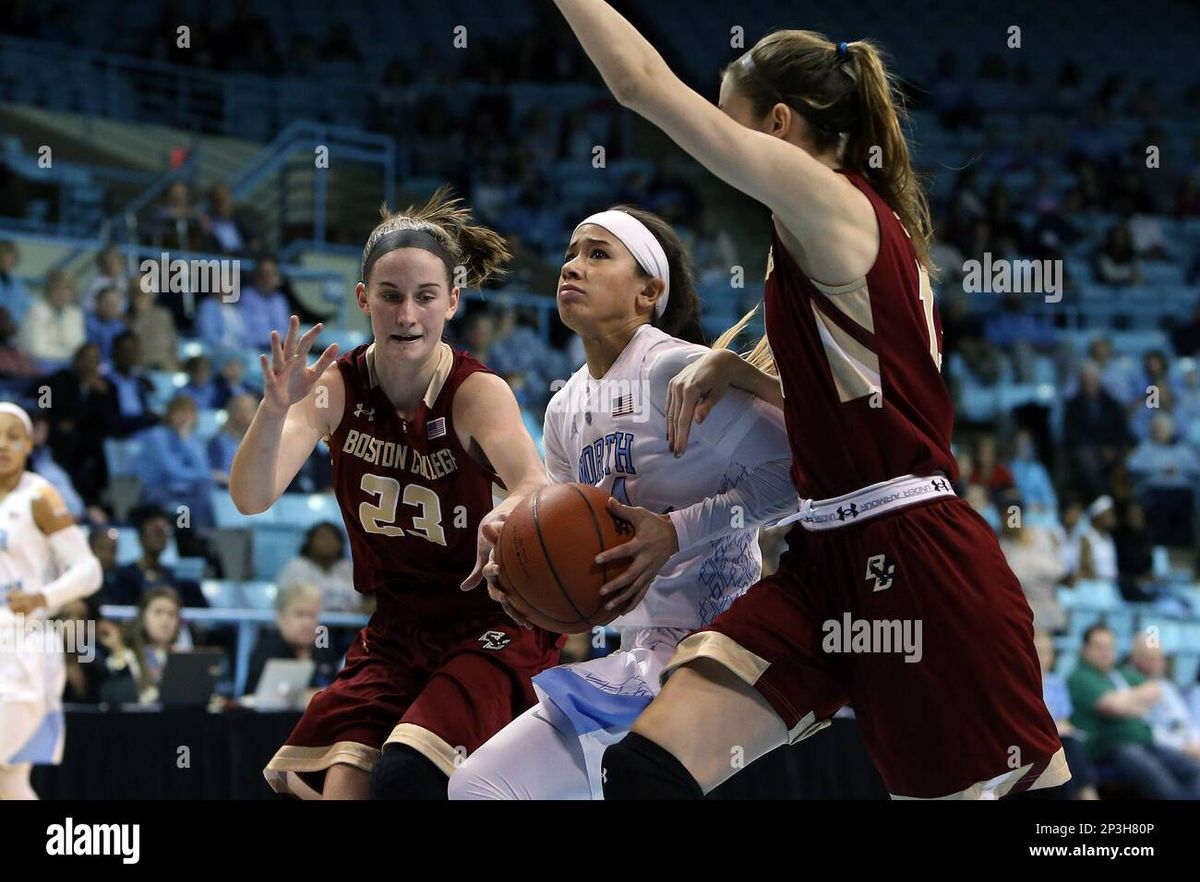 Boston College Eagles at North Carolina Tar Heels Womens Basketball